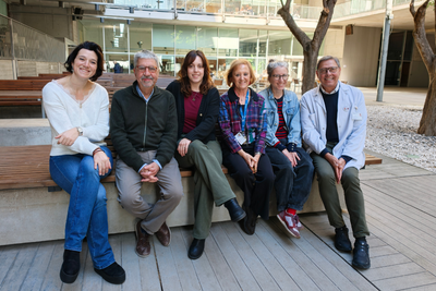 D'esquerra a dreta Marta Menéndez, Fernando G. Benavides, Mercè Soler, Consol Serra, Mireia Utzet i José Maria Ramada